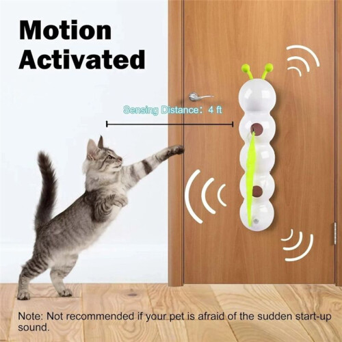 Intelligent Interactive Cat Stick Pro with Replaceable Prey Tail Suitable for Automatic Swing Durability in Multi Cat 1