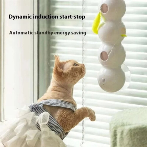 Intelligent Interactive Cat Stick Pro with Replaceable Prey Tail Suitable for Automatic Swing Durability in Multi Cat 2