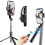 Gimbal Stabilizer Selfie Stick Foldable Wireless Tripod with  Shutter Monopod for IOS Android 2
