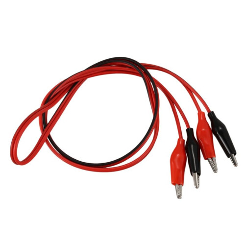 5pcs 1M Double-End Alligator Clips Test Lead Jumper Wire 1