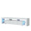 TV Unit Nova 200cm - White with Gloss Doors and LED Lights 7