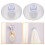 100Pcs 40Mm Clear Suction Cup Sucker Mushroom  Suction Cup Suction 3