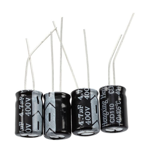 60 X 4,7UF 400V 105C Capacitor Eletrolítico Radial 8X12M 2