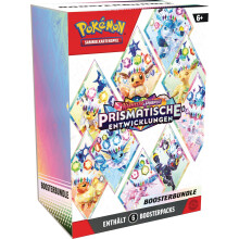Pok?mon Trading Card Game: Crimson & Purple Booster Bundle - Prismatic Evolutions (6 Booster Packs)