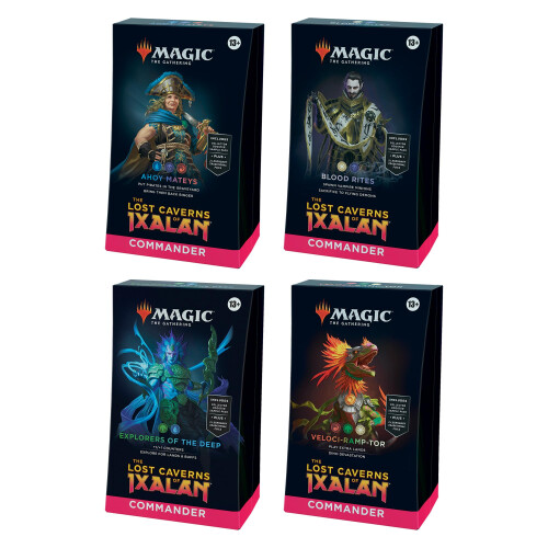 Magic: The Gathering Die verlorenen Höhlen von Ixalan Commander Deck Bundle - Alle 4 Decks