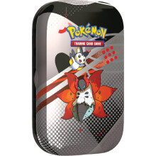 Pok?mon TCG: Unova Mini Tin ? Volcarona & Emolga (2 Booster Packs & 1 Sticker Card)