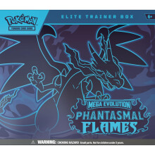 Pok?mon TCG: Mega Evolution?Phantasmal Flames Elite Trainer Box (1 Full-Art Promo Card, 9 Booster Packs & Premium Accessories)