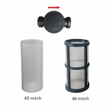 2PCS 1 Inch Garden Watering Irrigation Filter Aquaculture Fish Tank Water Pump Filter Car Washing Water Pipe Strainer