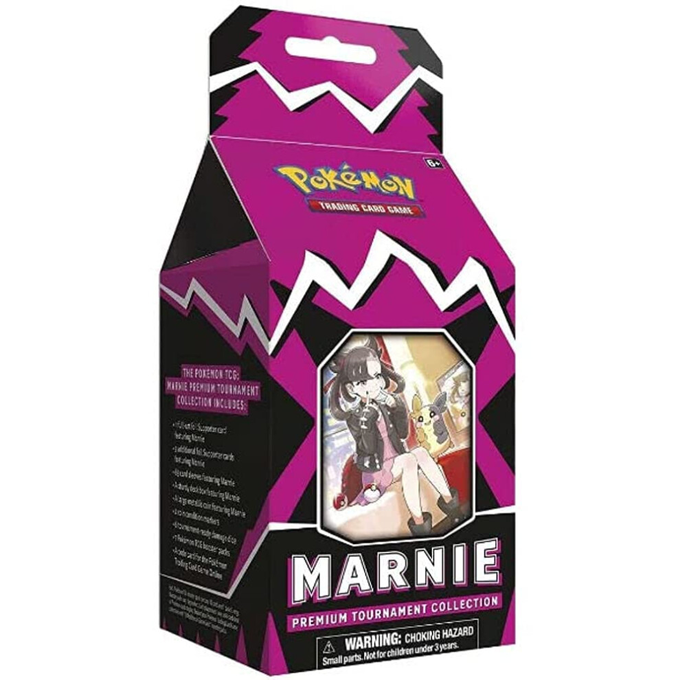 Pokémon Pok?Mon | Marnie Premium Tournament Collection | Card Game | Ages 6+ | 2 Players | 10+ Minutes Playing Time