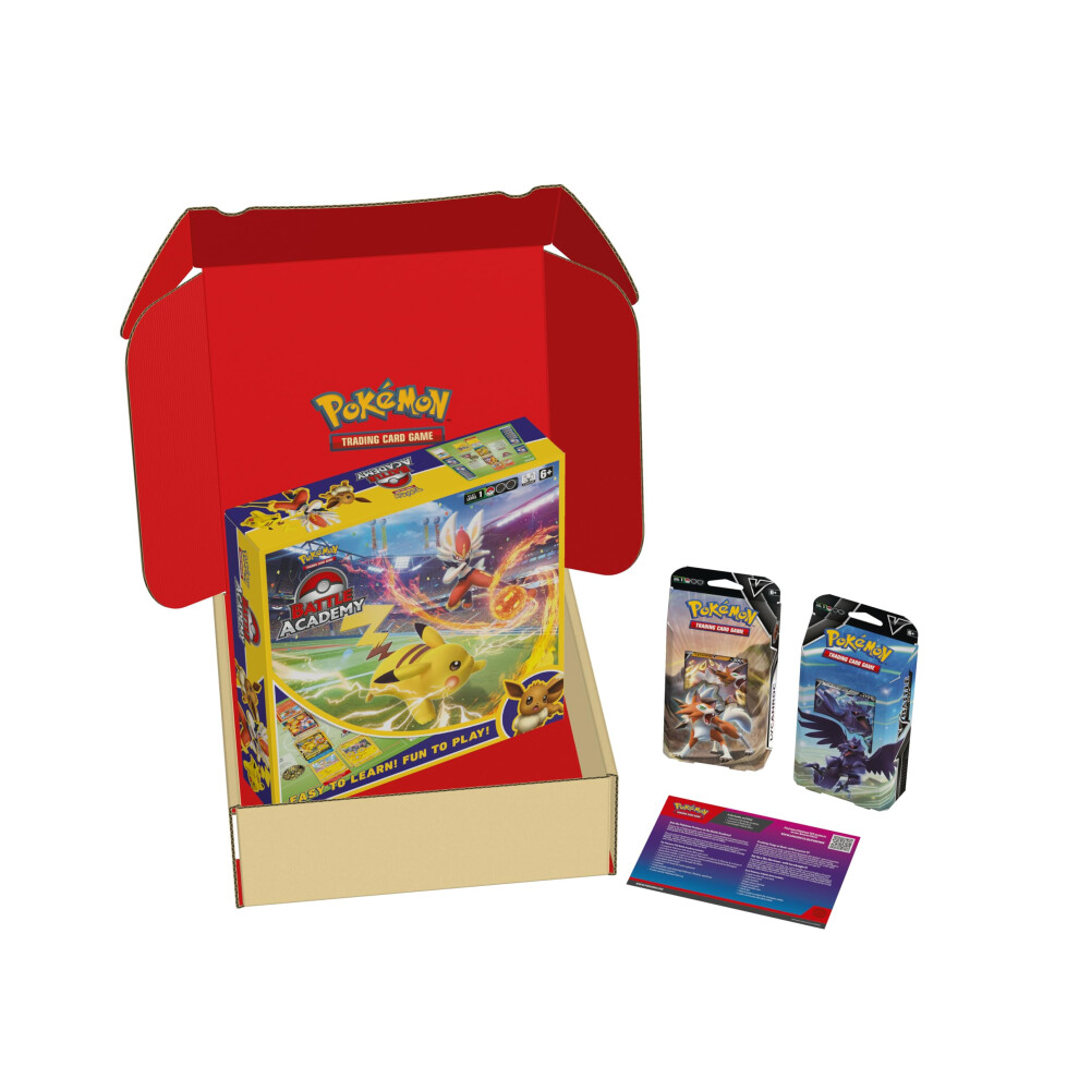 Pokémon Pok?Mon Tcg Battle Academy, Lycanroc V Battle Deck & Corviknight V Battle Deck Bundle