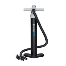 Bestway High Pressure Manual Air Pump (23 PSI, Sports Inflation Devices, Includes 1 Hand Pump and 5 Valve Adaptors)
