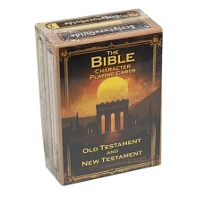 Scripture Guide Two-Pack Bible Character Playing Cards - Features One Deck of 54 Iconic Old Testament Characters and One Deck of 54 Iconic New