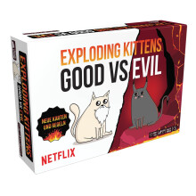 Asmodee Exploding Kittens, Exploding Kittens - Good vs Evil, Party Game, Card Game, 2-5 Players, From 7+ Years, 15 Minutes, German