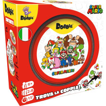 Asmodee Dobble Super Mario (Eco-Sleeve) - Board Game - 72+ - Strategy - Video Game Theme - Portable - 2-8 Players
