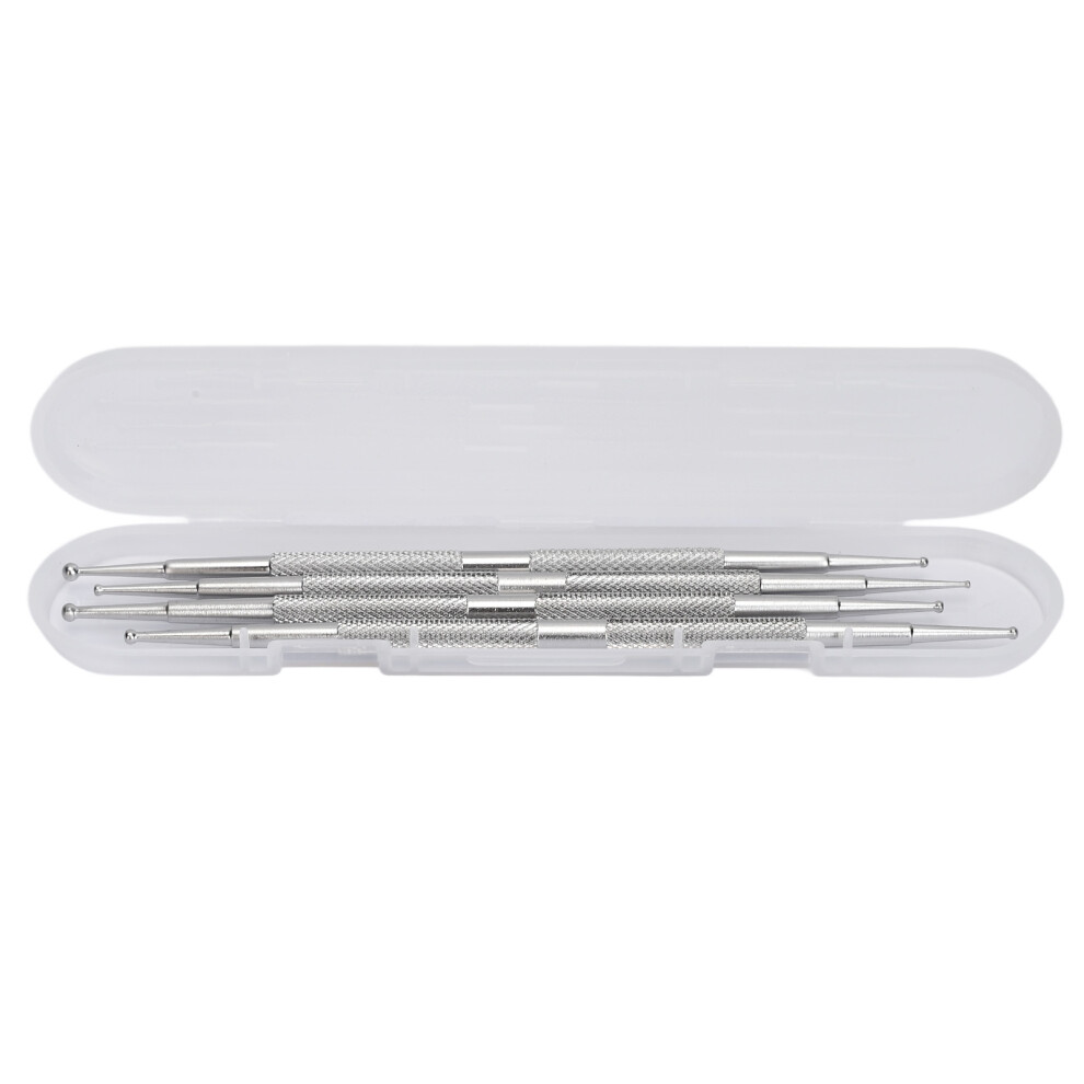 Nail Art Painting Drill Pen Set 8pcs Stainless