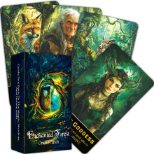 QCFQCF Enchanted Forest Oracle Deck, Oracle Cards for Beginners, Discover Mystical Wisdom and Nature's Secrets for Spiritual Guidance and
