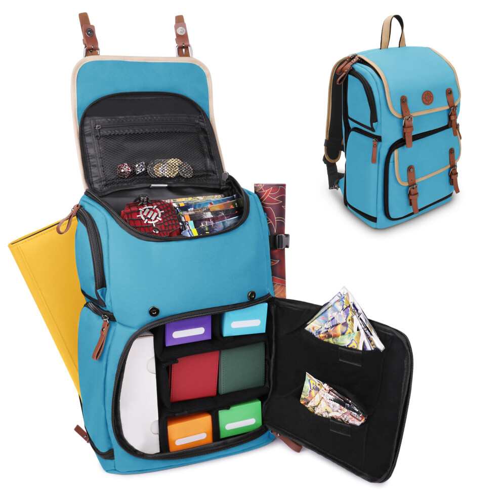 Photos - Board Game Enhance Designer Edition Trading Card Backpack - MTG Deck Bag Card Binder Space, TCG Deck Box Storage, Playmat Holder - Comp