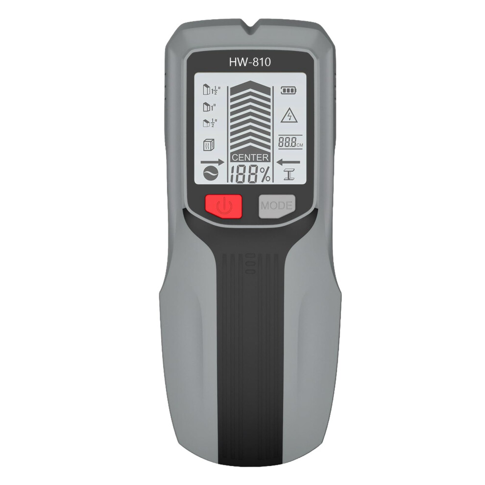 Stud Finder Wall Scanner, 6 In 1 Wall Scanner, Stud Detector, With Lcd Display, Rugged, Lightweight And Portable, Suitable For Wood, Metal And Ac Wire 732856863019