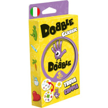 Asmodee: Dobble Classic Eco Blister Pack, Mini Version, Fun Card Game for the Whole Family, 5 Mini Games, 2-8 Players, 6+ Years, Italian Edition