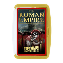 Top Trumps The Roman Empire Limited Edition Card Game | Educational History Game Featuring Julius Caesar, Cleopatra & Ancient Rome | Fun Family Game