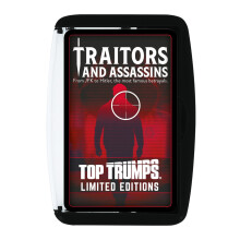 Top Trumps Traitors and Assassins Limited Edition Card Game | Fun Educational Travel Game for Kids, Teens & Families | Fast-Paced Party Play &