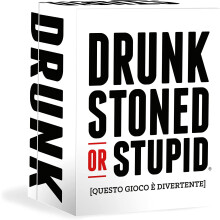Asmodee Italy Drunk, Stoned or Stupid, Card Game, Prohibited for Minors under 18 Years (Italian Edition) 8416