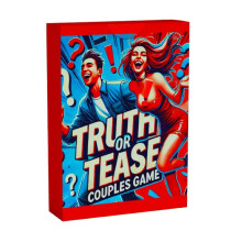JB UK TRUTH OR TEASE: Couples Game ? Spicy Dares & Questions Card Game for Date Night, Romantic Fun for Boyfriend, Girlfriend, Husband, Wife ? for