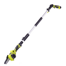 Garden Gear 12V 2-in-1 Telescopic Chainsaw Handheld Cordless Mini Pole Saw, 2.0Ah Lithium-Ion Battery, 60-Min Runtime, Fast Charge, Lightweight &