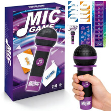 New Family Karaoke Party Game Mic Karaoke Party Games, Fast-Paced Music Trivia Card Games for 2-10 Players Party & Birthday Gifts Hilarious Singing