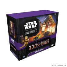 Asmodee Star Wars: Unlimited TCG Secrets of Power PRERELEASE BOX - 6 Booster Packs, Exclusive Chancellor Palpatine & Padm? Amidala Promo Cards, Ages