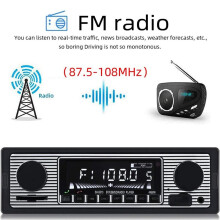 2X 1 DIN Retro Car Stereo Audio Automotive con USB USB//AUX Card Lettore MP3 FM Tipo PC: ISO-5513