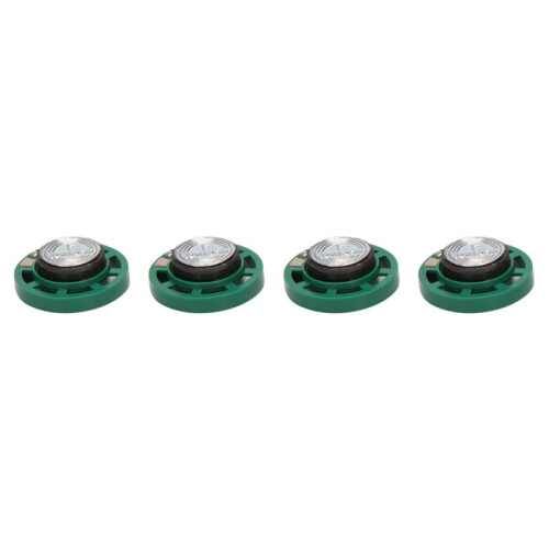 0.25 W 32 Ohm Plastic 12 Magnetic Speaker with 27 mm Diameter Green + Silver 1