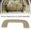 Inside Rear Door Handle for GX470 2003–2009 Beige ABS Replacement 4