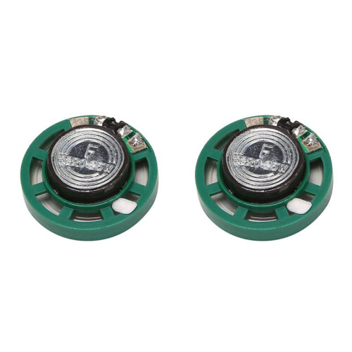 0.25 W 32 Ohm Plastic 12 Magnetic Speaker with 27 mm Diameter Green + Silver 2