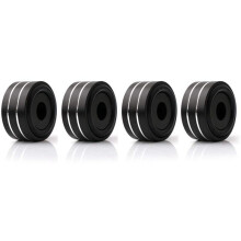12Pcs 40X20mm Aluminium HiFi AMP Lautsprecher Isolationsständer Plattenspieler DAC Feet Pad