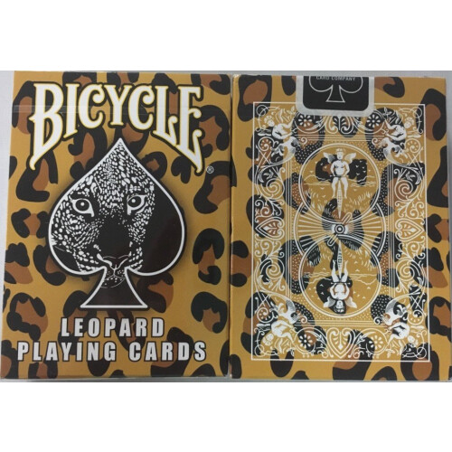 Bicycle Leopard Deck Playing Cards - Leopard Skin Back Design