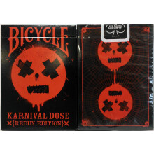 Karnival RED Dose Deck Bicycle Playing Cards -Redux Edition (Ltd Ed)