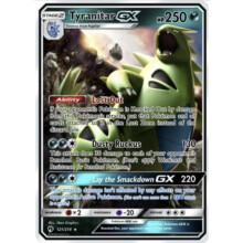...lost SM8 Thunder - Tyranitar GX - 121/214 - Ultra Rare - NM/M - 100% Guaranteed Authentic Card