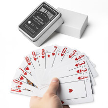EliteSign Braille Spielkarten für Sehbehinderte - Große Taktile Pokerkarten, 2,4x3,4 Zoll, Robustes Plastik für Blinde & Familienspiele