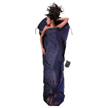 cocoon - Premium - Silk/Egyptian Cotton MummyLiner - Tuareg Blue