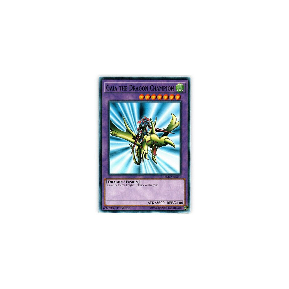 Yu-Gi-Oh! - Gaia The Dragon Champion (Ygld-Ena41) - Yugi's Legendary Decks - 1St Edition - Common