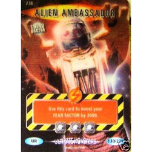 Dr Who Battles in Time Ultimate Monsters Alien Ambassador Ultra Rare Card