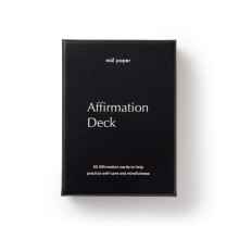 Mal Paper Affirmation Card Deck - 52 Pack | Great for Mindfulness Challenge, Mantras, Positive Meditation Tools, Inspirational Cards & as Positive