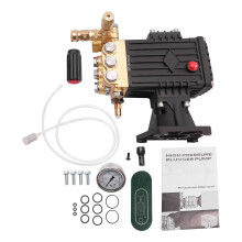 Chynalys 4000PSI Pressure Washer Pump 4GPM Direct Drive Pressure Pump, 3400rpm Pump for Pressure Washer with Pump Head and Pressure Gauge, Petrol