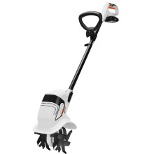 LIGO 20V Cordless Tiller - Efficient Cordless Rotavator with 2 Batteries for Long-Time Work, Adaptable to All Soil Conditions, 19cm Working Width &