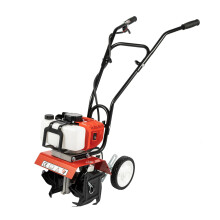 52CC 2-Stroke Petrol Cultivator Rotavator Tiller, 1900W, 4 Steel Blades, 11.8" Working Width for Garden, Farm, Soil Loosening & Weeding
