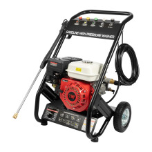 Petrol Pressure Washer 4-Stroke 2200 PSI With Spray Gun And Inlet Pipe Gasoline Washers High Pressure Engine Jet Cleaner,For Cleaning Courtyards,