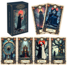 LIGHTOF JUSTICE 78-Card Deck of Original Art - Intuitive Fortune Telling & Divination for Beginners & Experts, Premium Cardstock, Gift Box