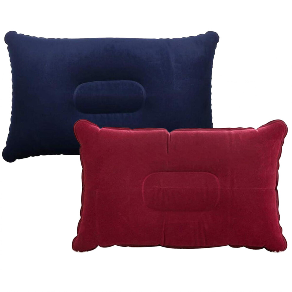 Photos - Travel Pillow 2 PCS Inflatable Pillows ? Ultralight Blow Up Camping Pillow 34?22cm ? Compact  for Beach, Sunbathing, Sleeping