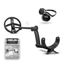 XP Metal Detectors Deus - Weatherproof and Fully Wireless, Ideal for Treasure and relic Hunting - 9? X35 Coil (35 Frequencies), WS4 Headphones,